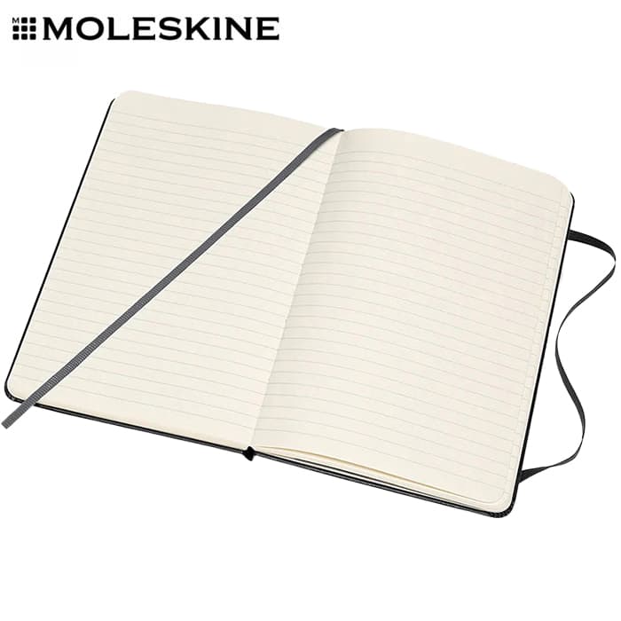 A5 Classic Notebook - Ruled - Hardcover - custom logo thumbnail 3