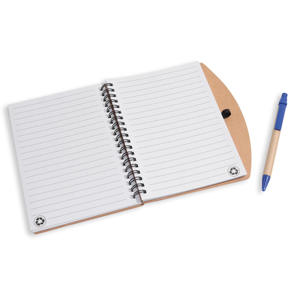 Trendy PP Eco-Friendly Notebook with Ball Pen - custom logo thumbnail 3