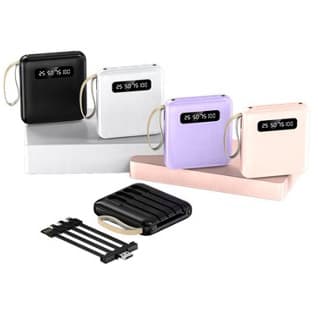 Pin sạc dự phòng dung lượng 10.000mAh, nhỏ gọn, đi kèm cáp sạc. - in logo thumbnail 4