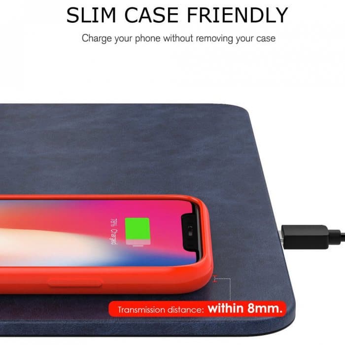 Qi Wireless Charging Mousepad - custom logo thumbnail 4