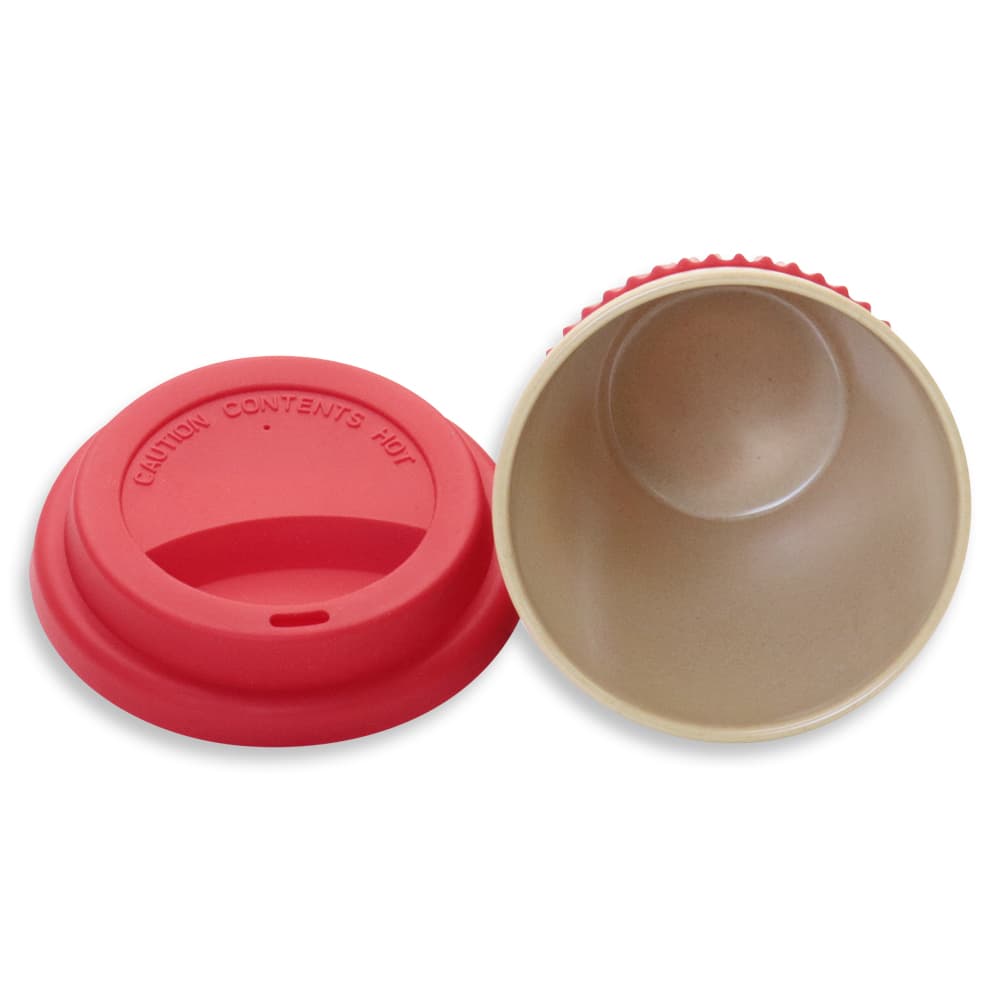 Ly làm từ sợi tre dung tích 400ml, có nắp và vỏ bọc. - in logo thumbnail 4