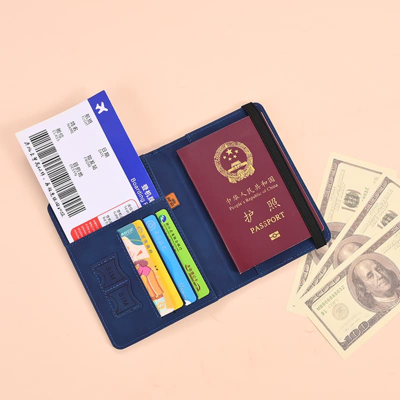 Wander RFID Passport and Card Holder - custom logo thumbnail 4