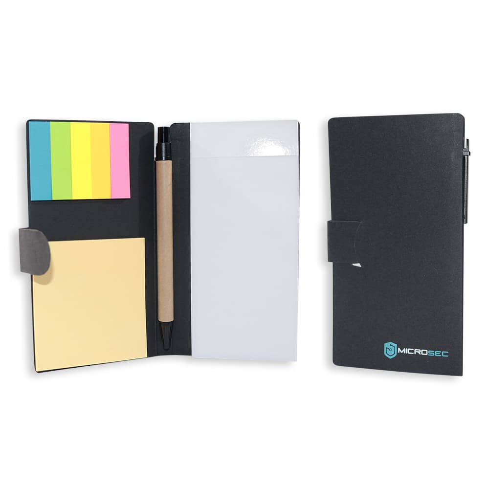 Pocket Eco-Friendly Notepad With Pen - custom logo thumbnail 4