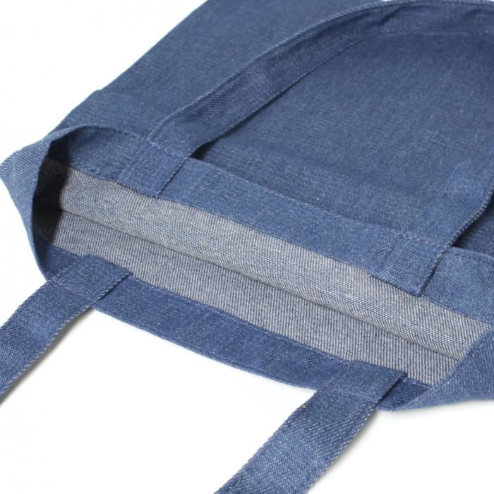 Túi tote denim A4 - in logo thumbnail 4