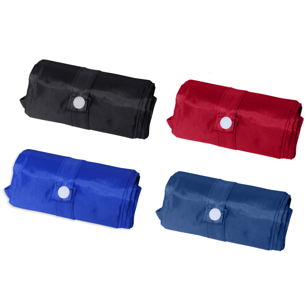 Premium Foldable Polyester Tote Bag (With Button Closure) - custom logo thumbnail 4