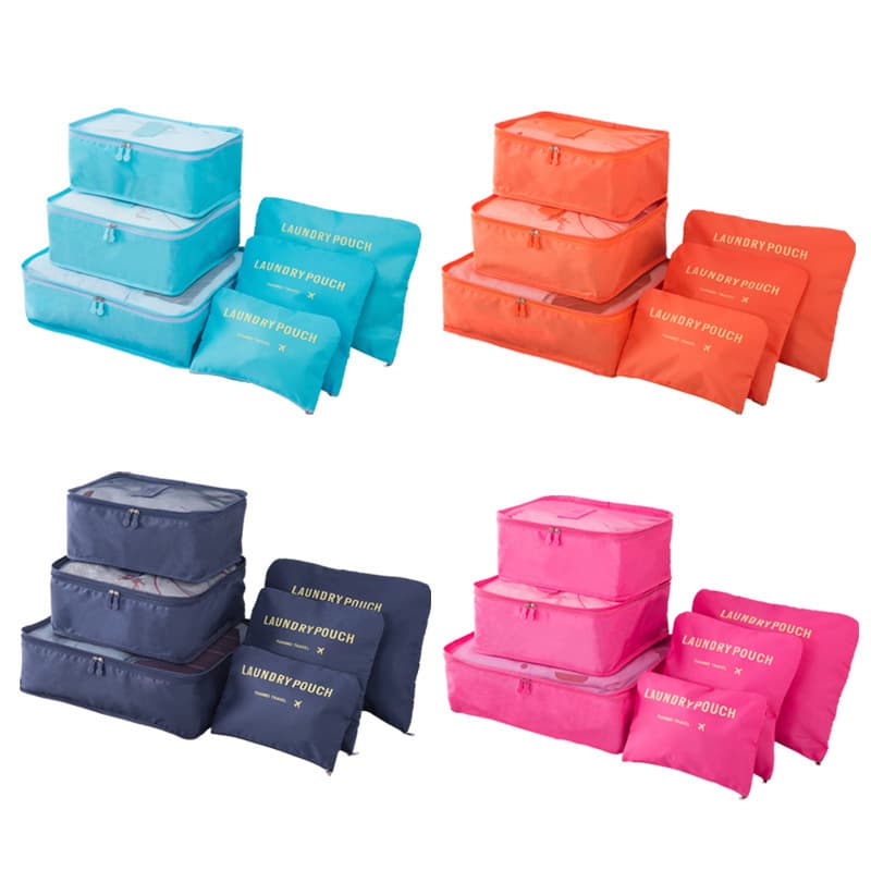 Nava 6 in 1 Travel Luggage Organizer - custom logo thumbnail 3