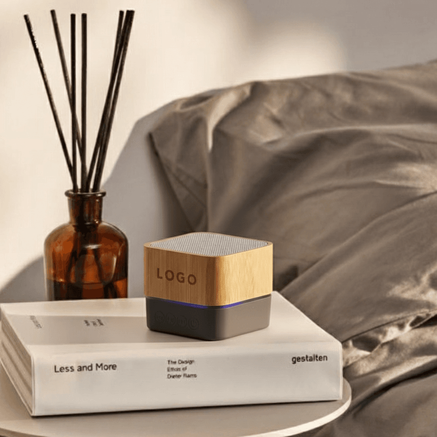 Bluetooth Bamboo Speaker - custom logo thumbnail 5