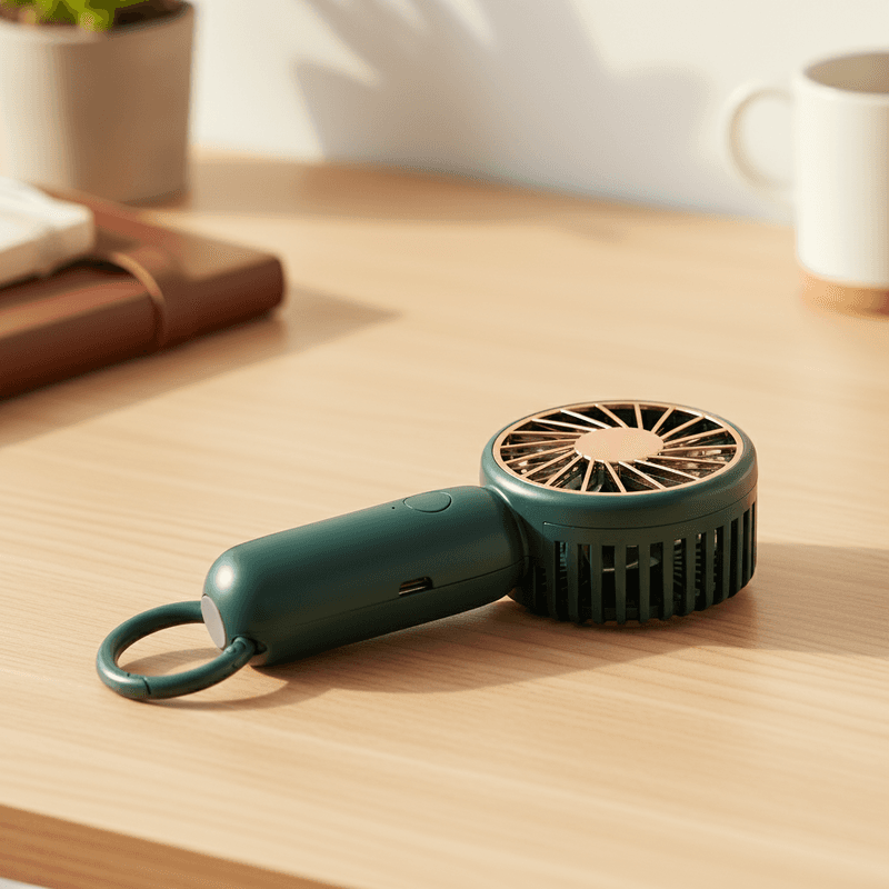 Quạt cầm tay có móc cài. - in logo thumbnail 5