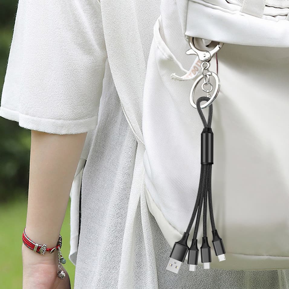 Speed Charging Loop Charging Cable (3A) - custom logo thumbnail 5