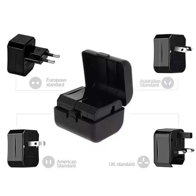 Bộ chuyển đổi nguồn điện du lịch nhỏ gọn. - in logo thumbnail 5