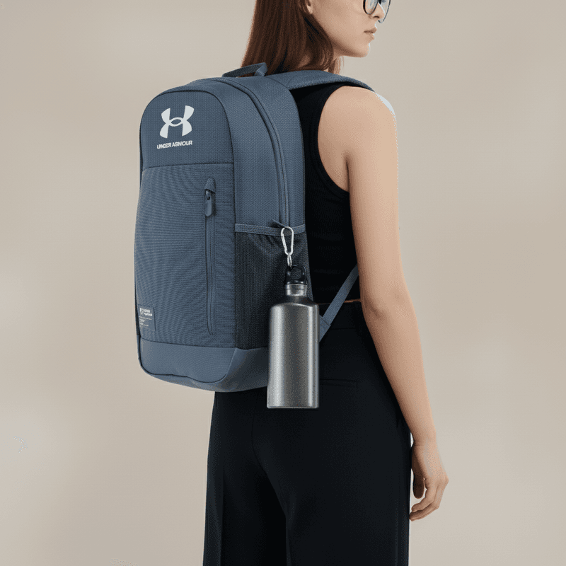 Chai xoắn nhôm 600ml có Carabiner (Không chứa BPA) - in logo thumbnail 5