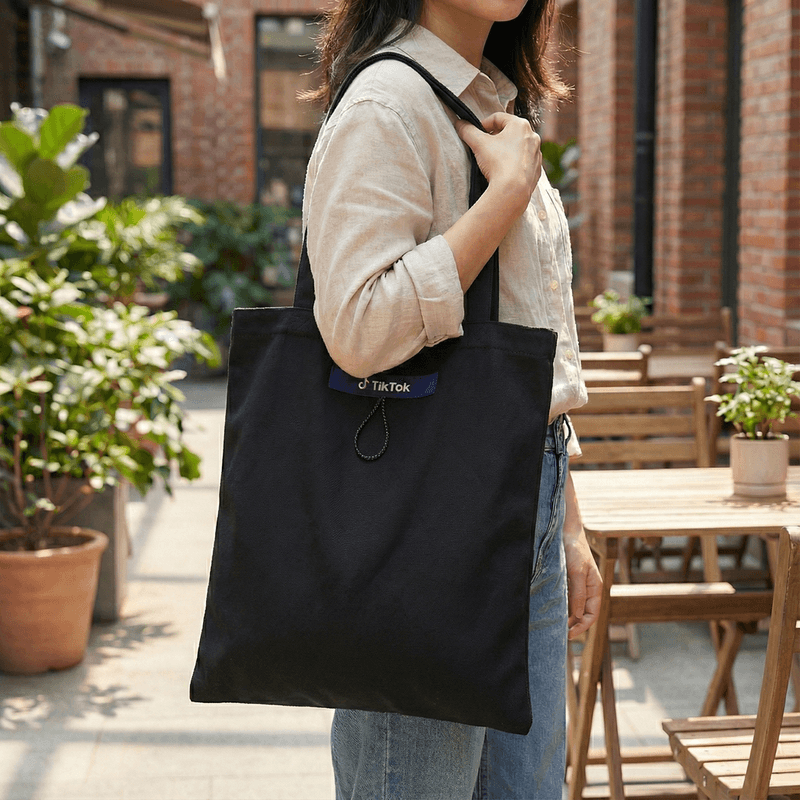 SOLARIS Vista Foldable Tote Bag - custom logo thumbnail 6