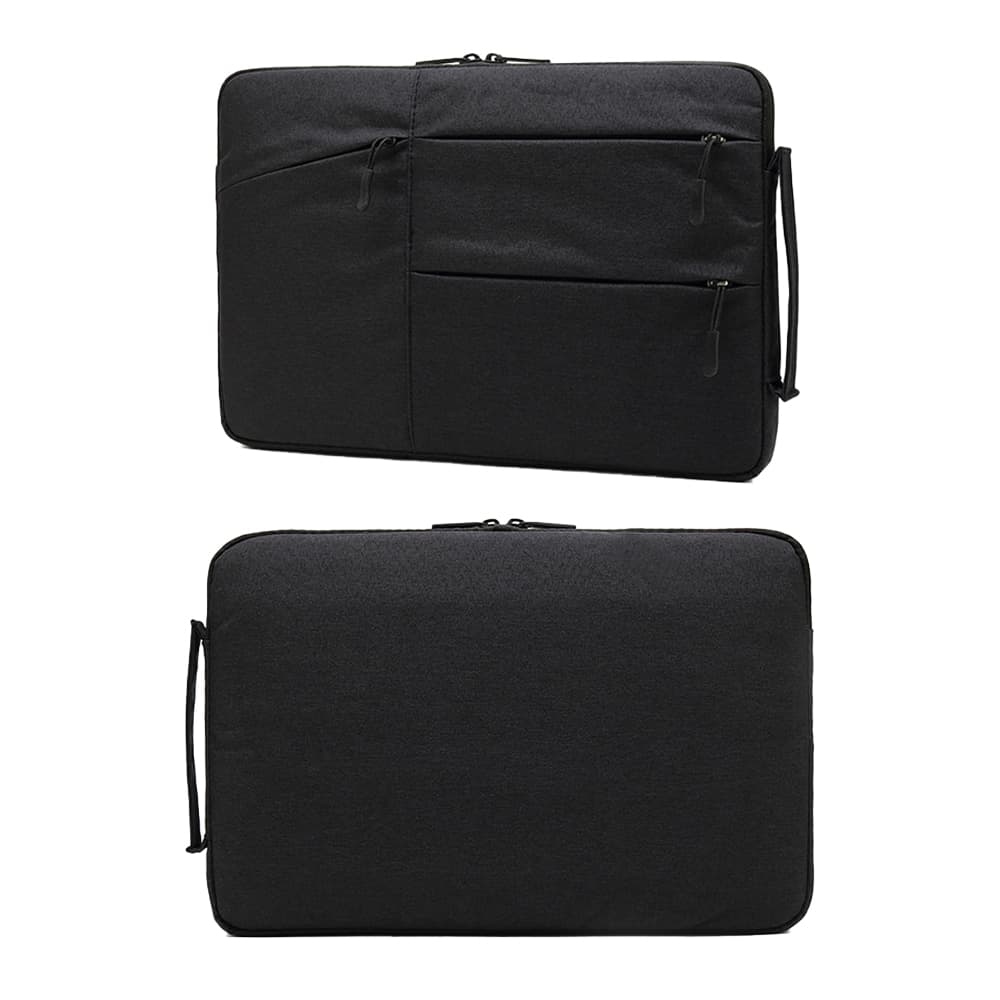 13 Inch Laptop Sleeve with Multi Zip Design and Handle - custom logo thumbnail 5