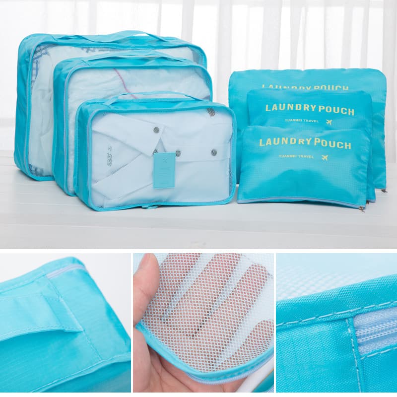 Nava 6 in 1 Travel Luggage Organizer - custom logo thumbnail 4
