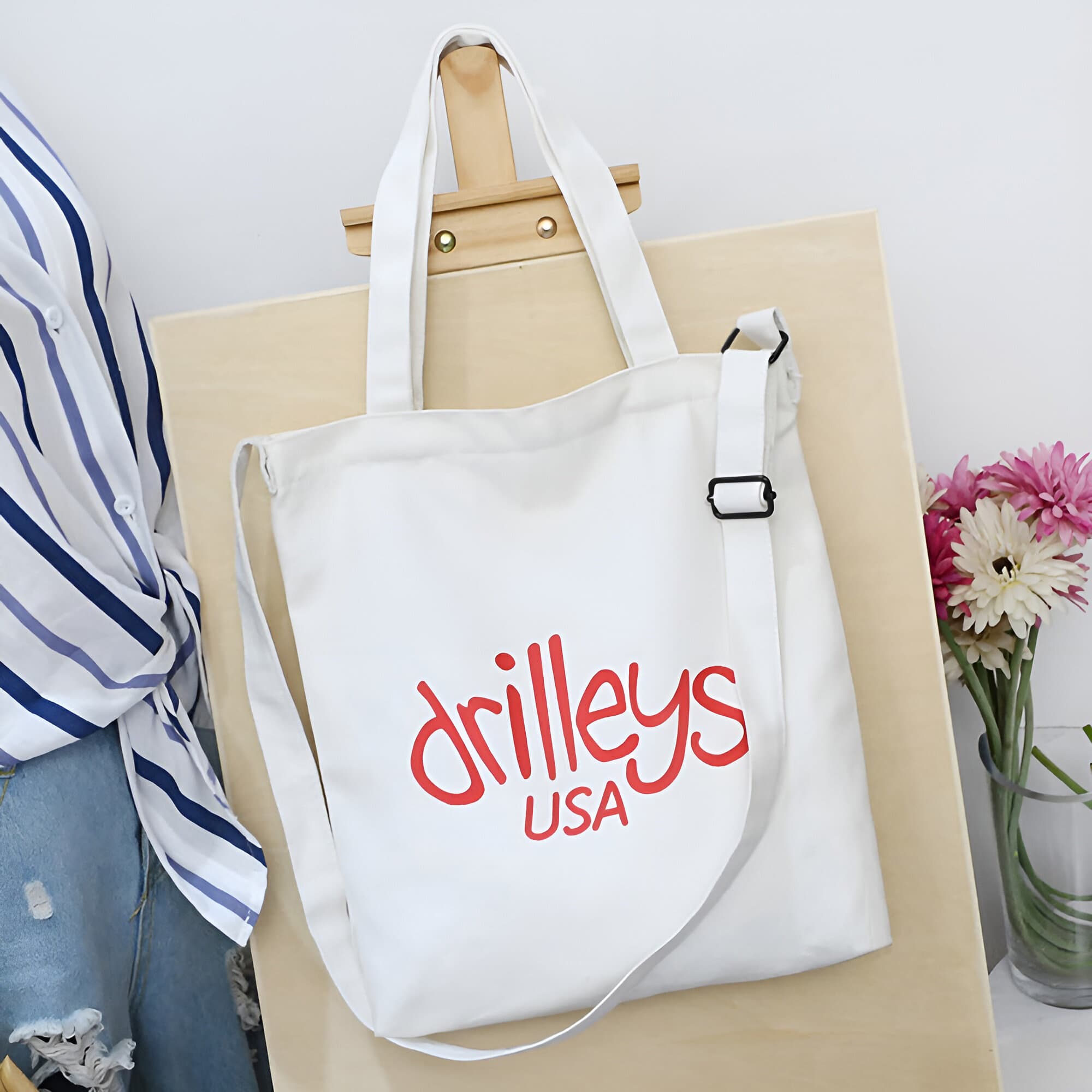 Canvas Sling Bag - custom logo thumbnail 6