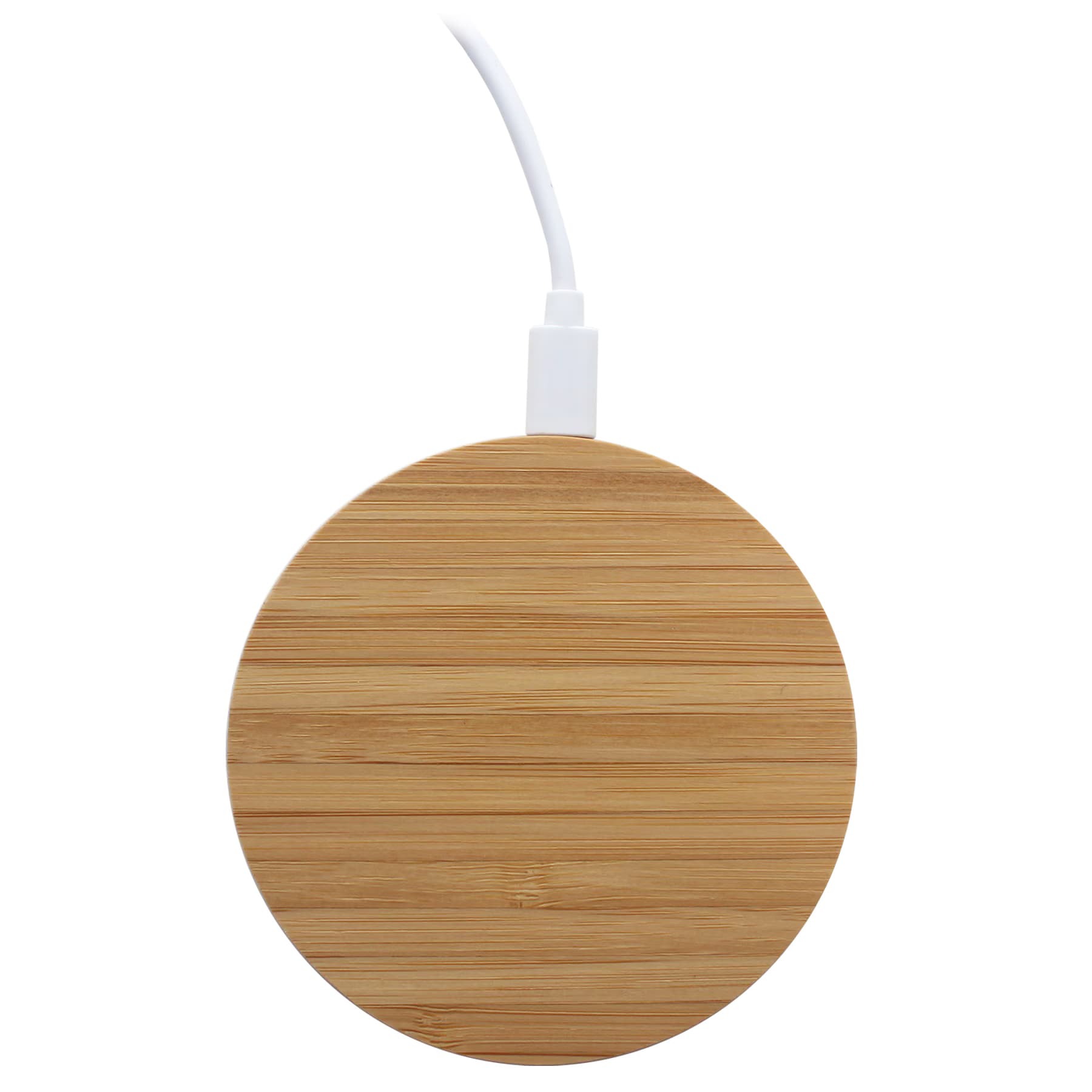 10W Bamboo Wireless Charger - custom logo thumbnail 6