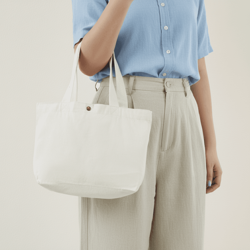 Túi Tote Canvas Mini Tiện Dụng - in logo thumbnail 8