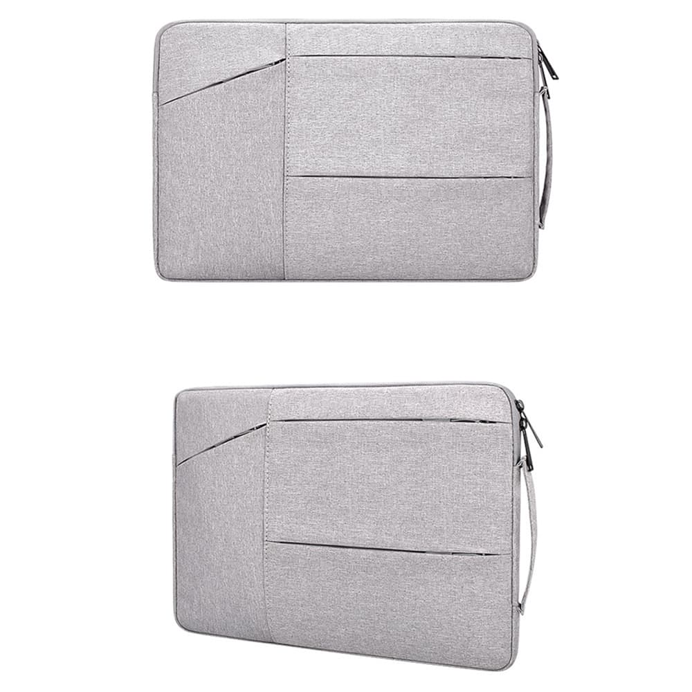 13 Inch Laptop Sleeve with Multi Zip Design and Handle - custom logo thumbnail 6
