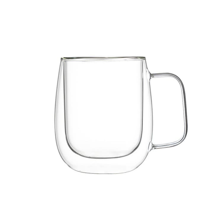 350ml Double Wall Thermal Glass Mug - custom logo thumbnail 7