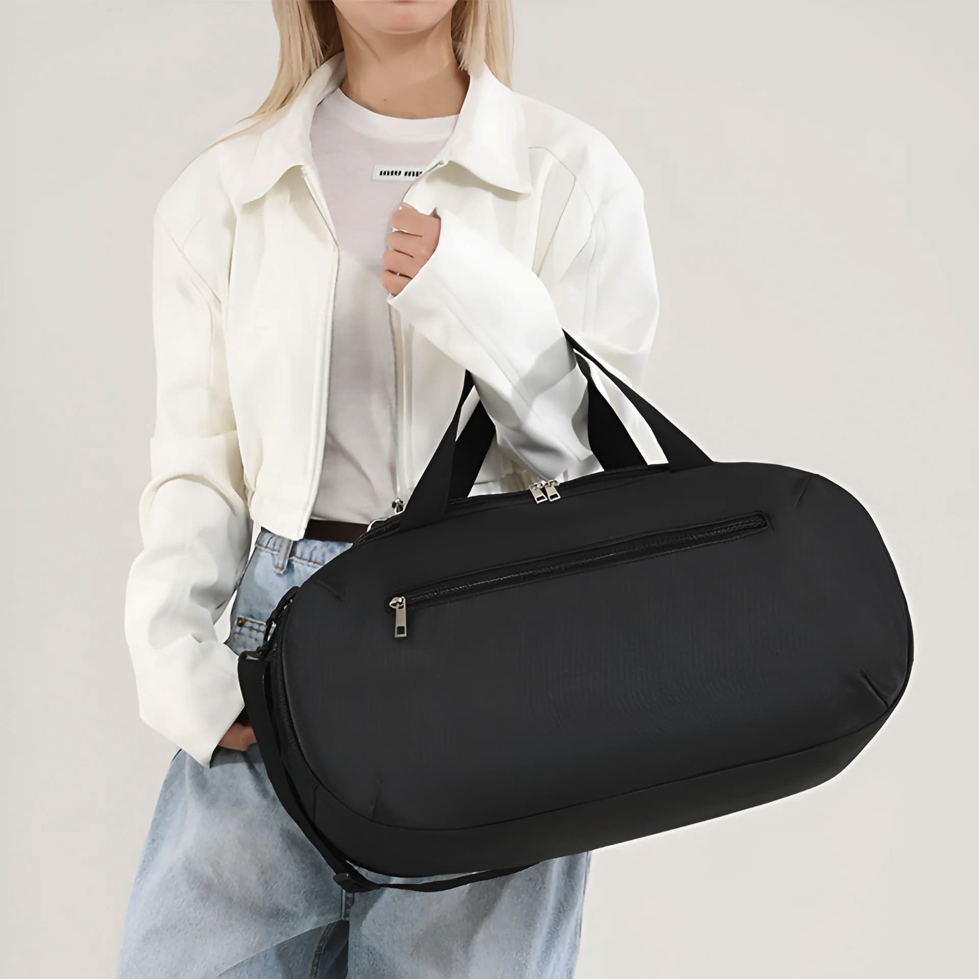 FitVoyage Travel Duffle Bag - custom logo thumbnail 7