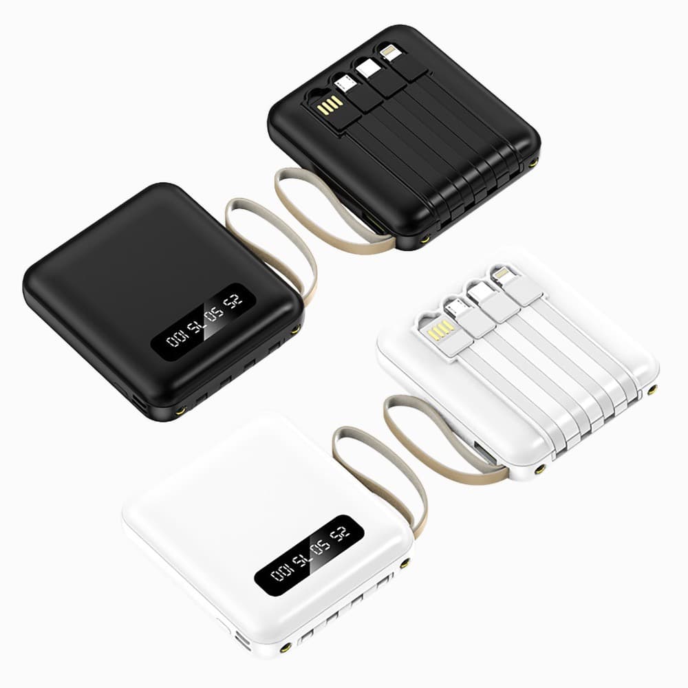 Pin sạc dự phòng dung lượng 10.000mAh, nhỏ gọn, đi kèm cáp sạc. - in logo thumbnail 8