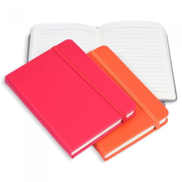 A6 Premio Matt Leather Notebook - custom logo thumbnail 2