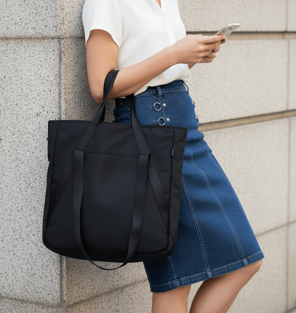 SOLARIS Navro Expandable Tote Bag - custom logo thumbnail 6