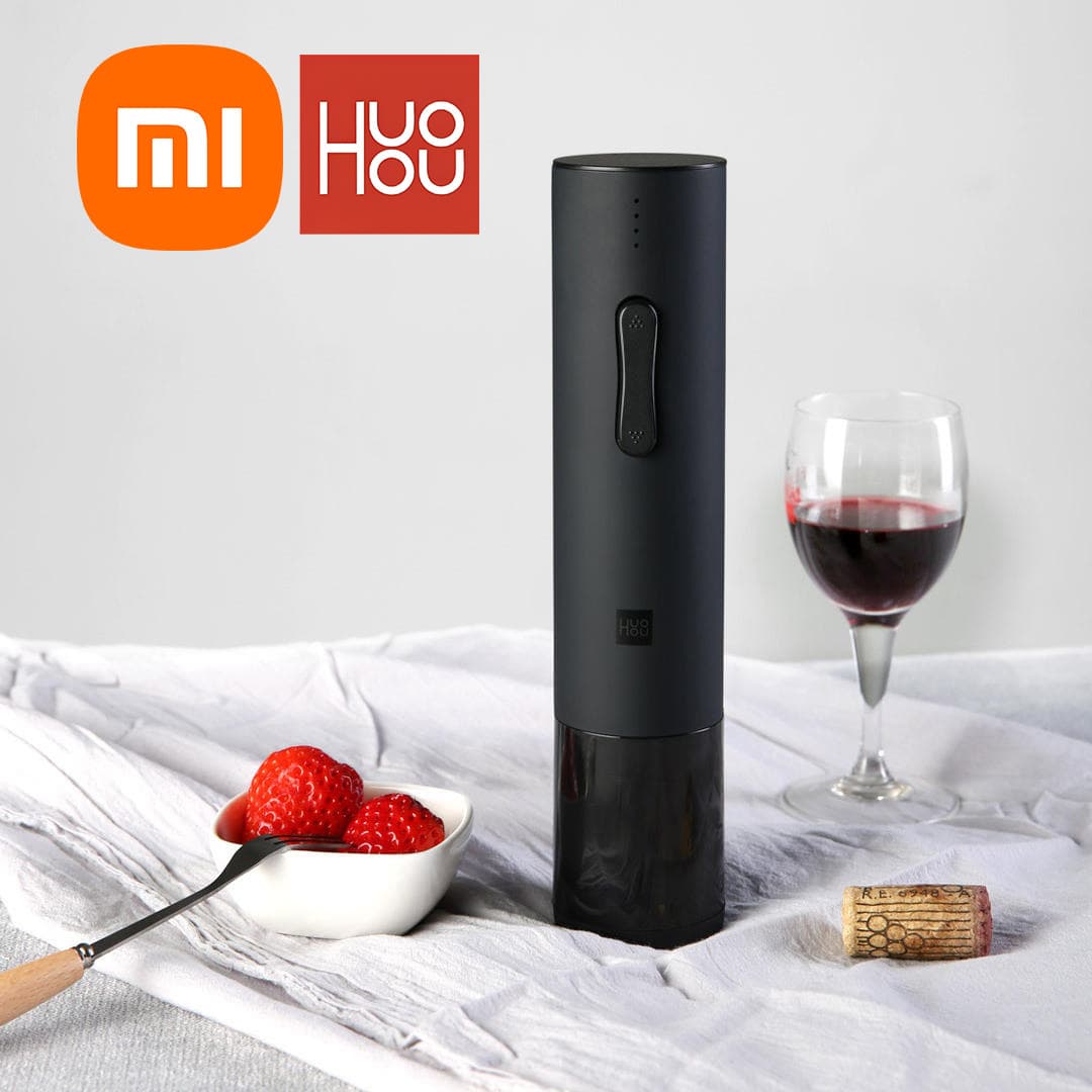 (HuoHou) Dụng cụ mở rượu bằng điện có thể sạc lại - in logo