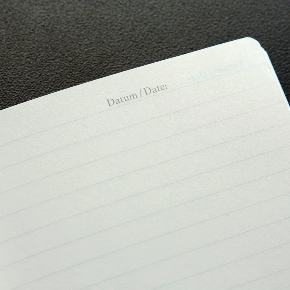 Hardcover A5 Notebook - Ruled - custom logo thumbnail 3