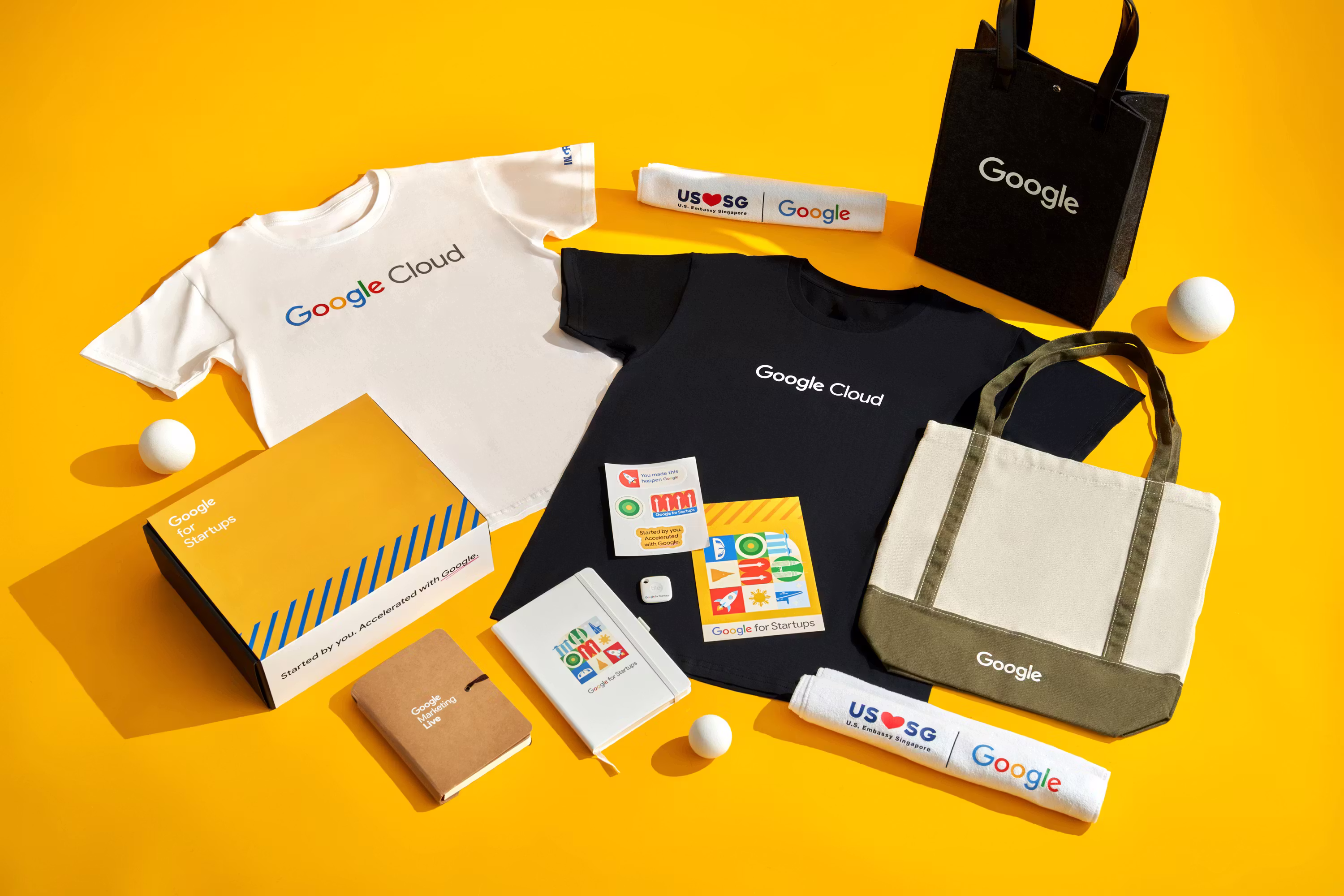 Event and conference corporate gift set for Google
