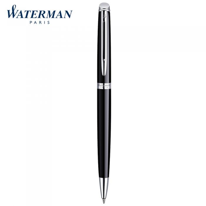 Hemisphere - Laque Black CT Ballpoint Pen - in logo
