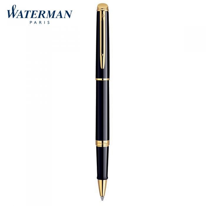 Hemisphere - Laque Black GT Rollerball - custom logo