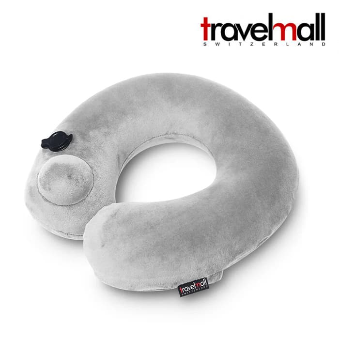 Pocket-Pump 3D Inflatable Neck Pillow - custom logo