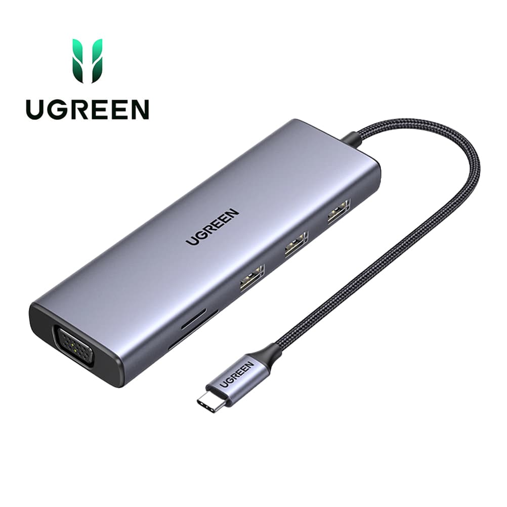 9 in 1 USB C Hub - custom logo