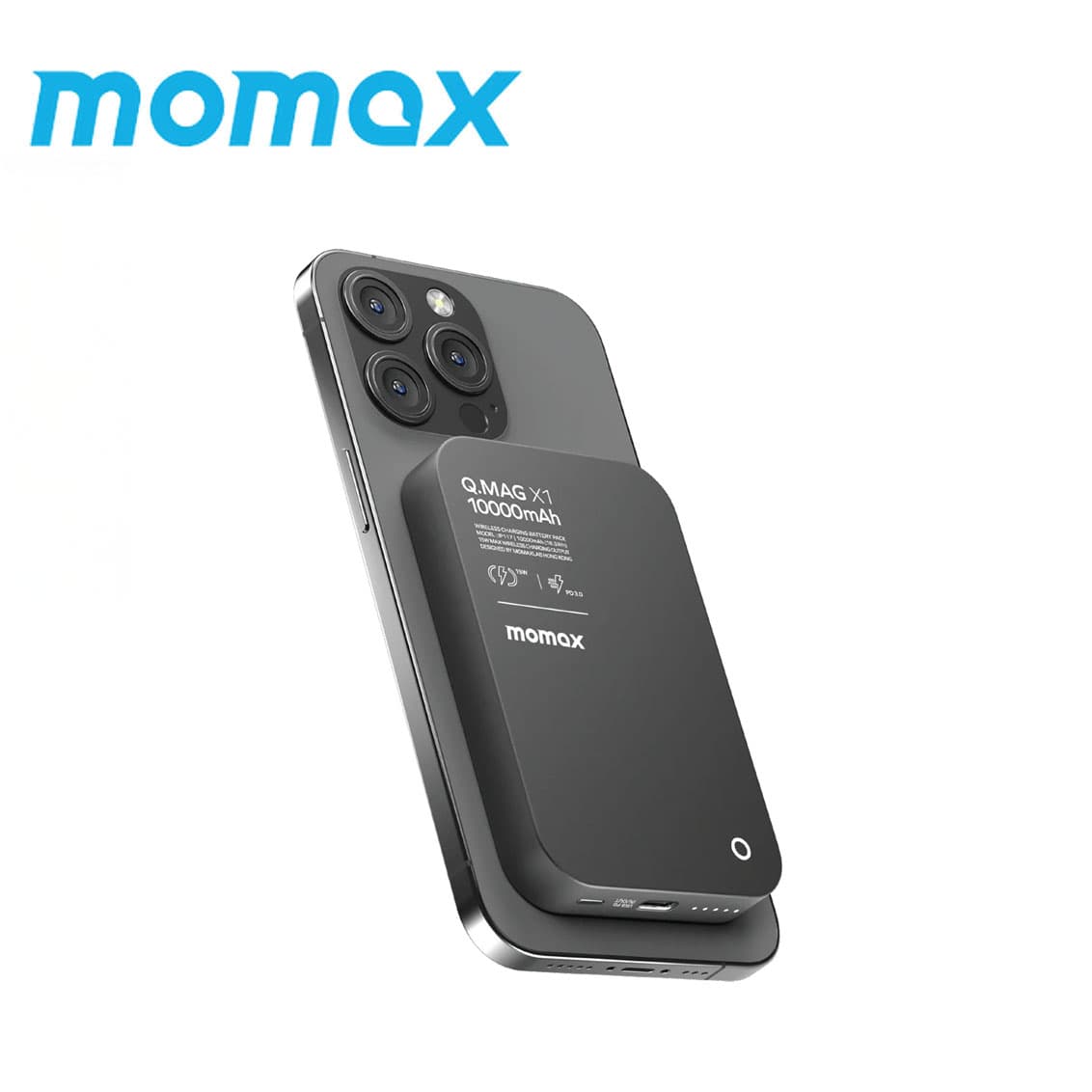 10,000mAh 15W Magnetic Wireless Powerbank - custom logo