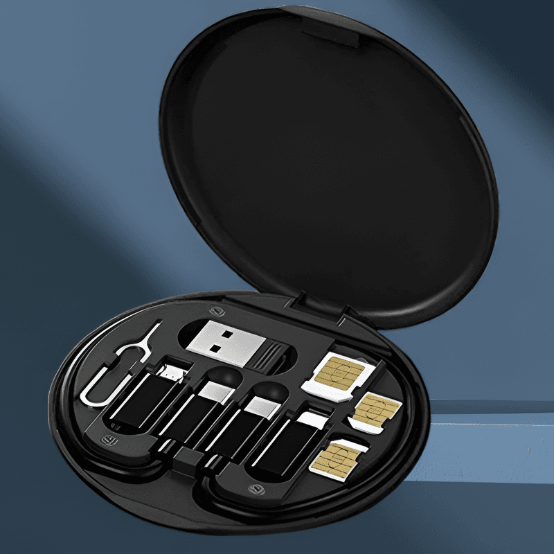 Bộ Hộp Đựng Cáp Sạc & Phụ Kiện Đa Năng - in logo - Image 1