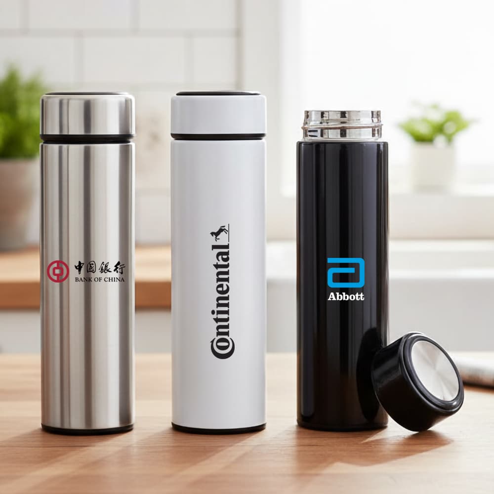 500ml Sona Vacuum Flask (Removable Filter Included) - custom logo