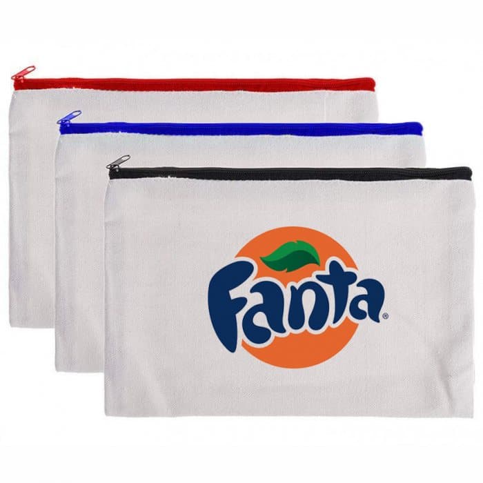 Canvas Document Pouch - custom logo