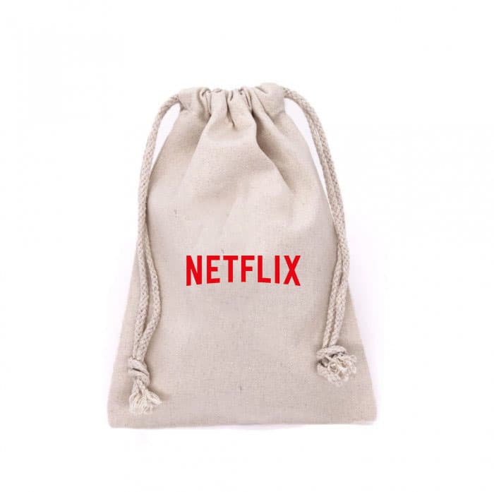 Canvas Drawstring Pouch (15 x 20cm) - custom logo