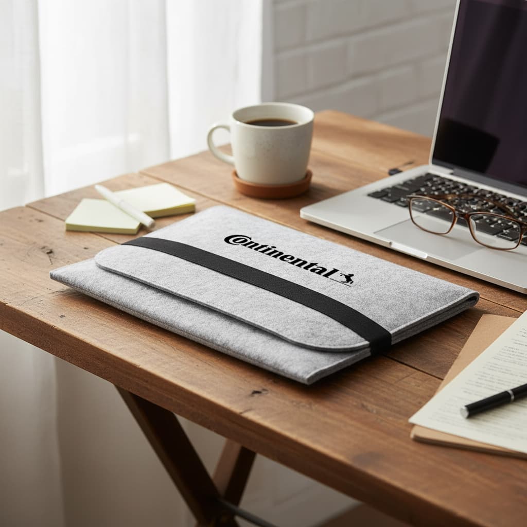 13 Inch Felt Laptop Sleeve - custom logo