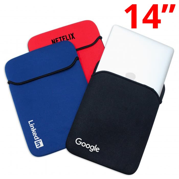 14 Inch Neoprene Laptop Sleeve - custom logo