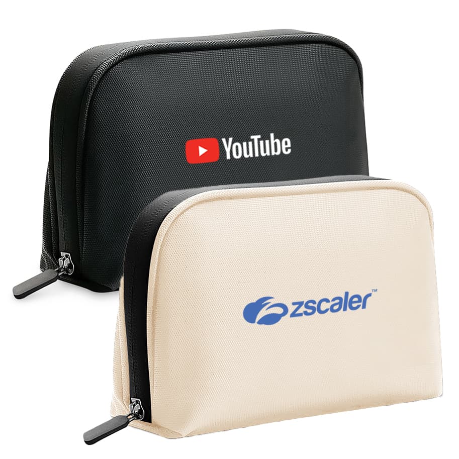 Premio Leather Gadget Organiser Pouch - custom logo