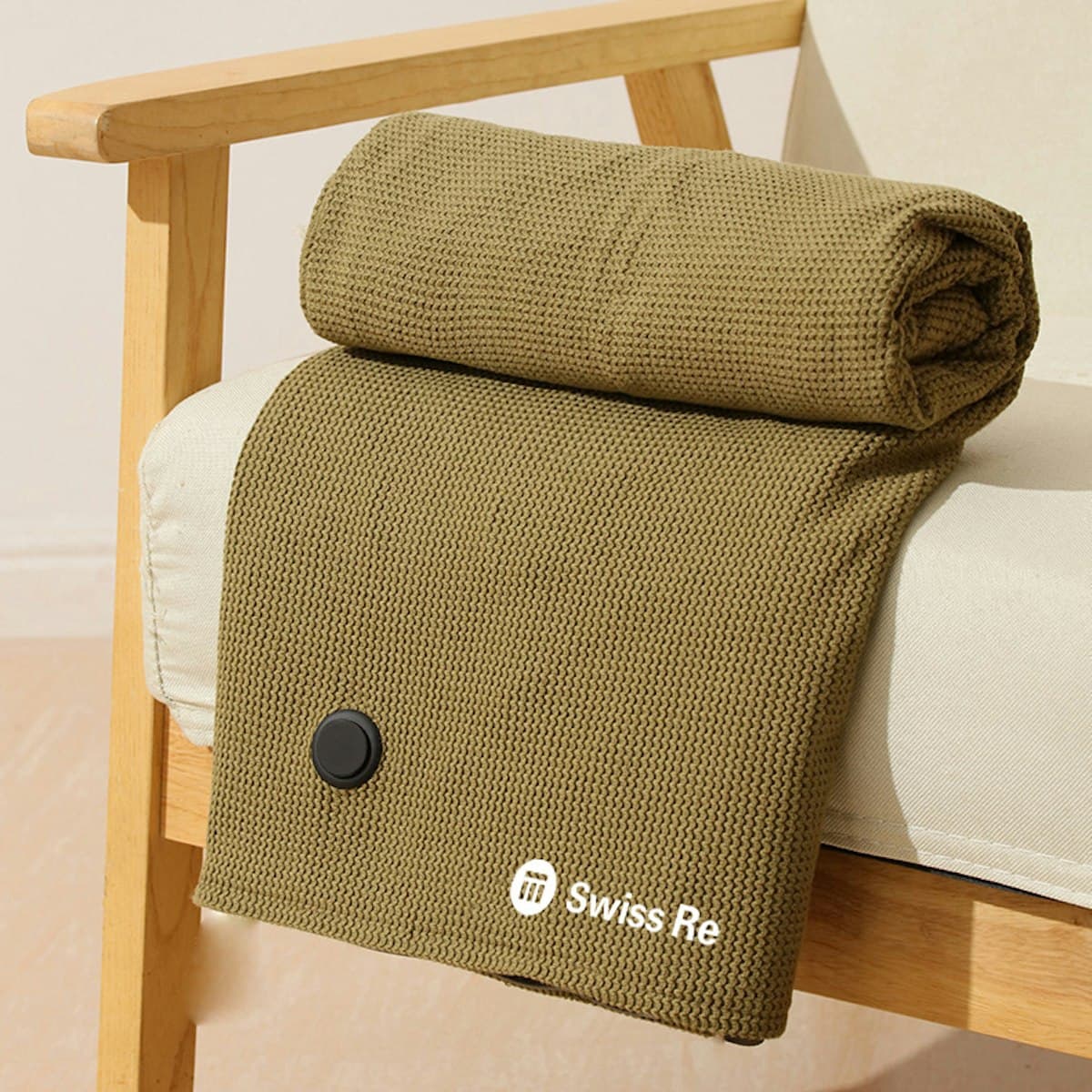 Portable Heated Blanket - custom logo