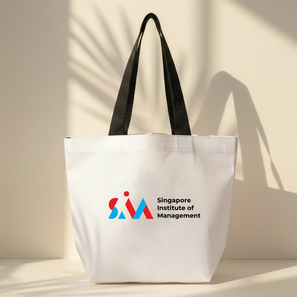 Small RPET Woven Bag with Matte Lamination - custom logo