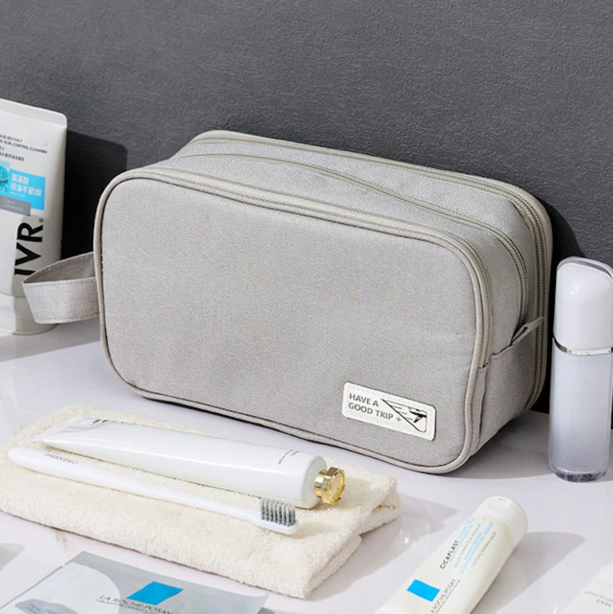 Dobby Toiletries Bag - custom logo