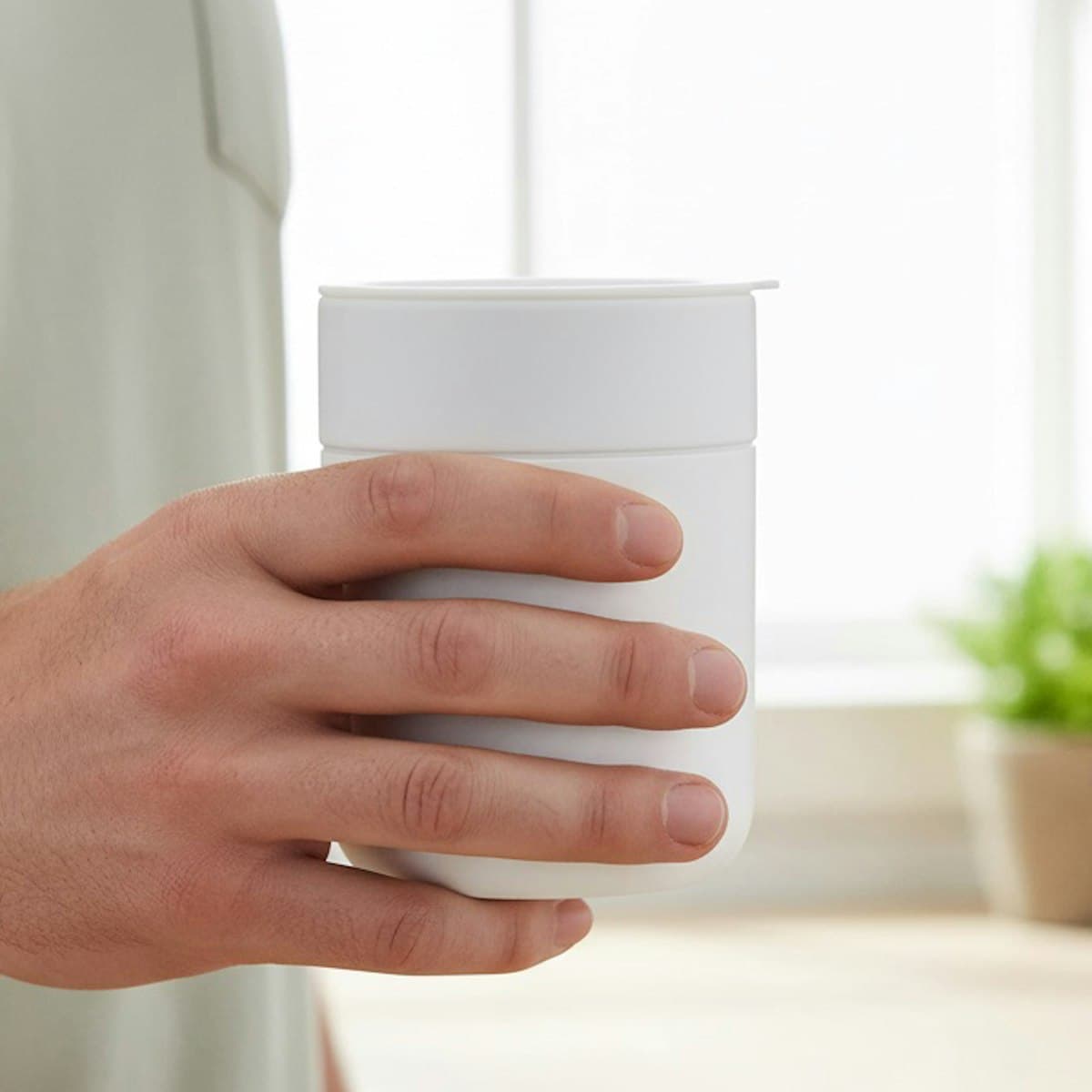 Cốc gốm trần 280ml - in logo