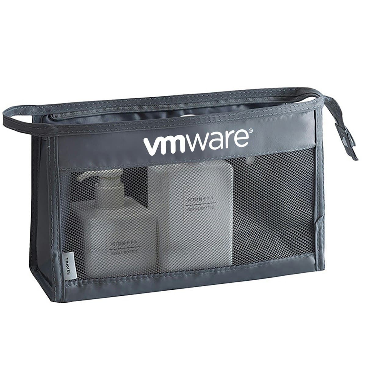 Classic Mesh Zipper Utility Pouch - custom logo