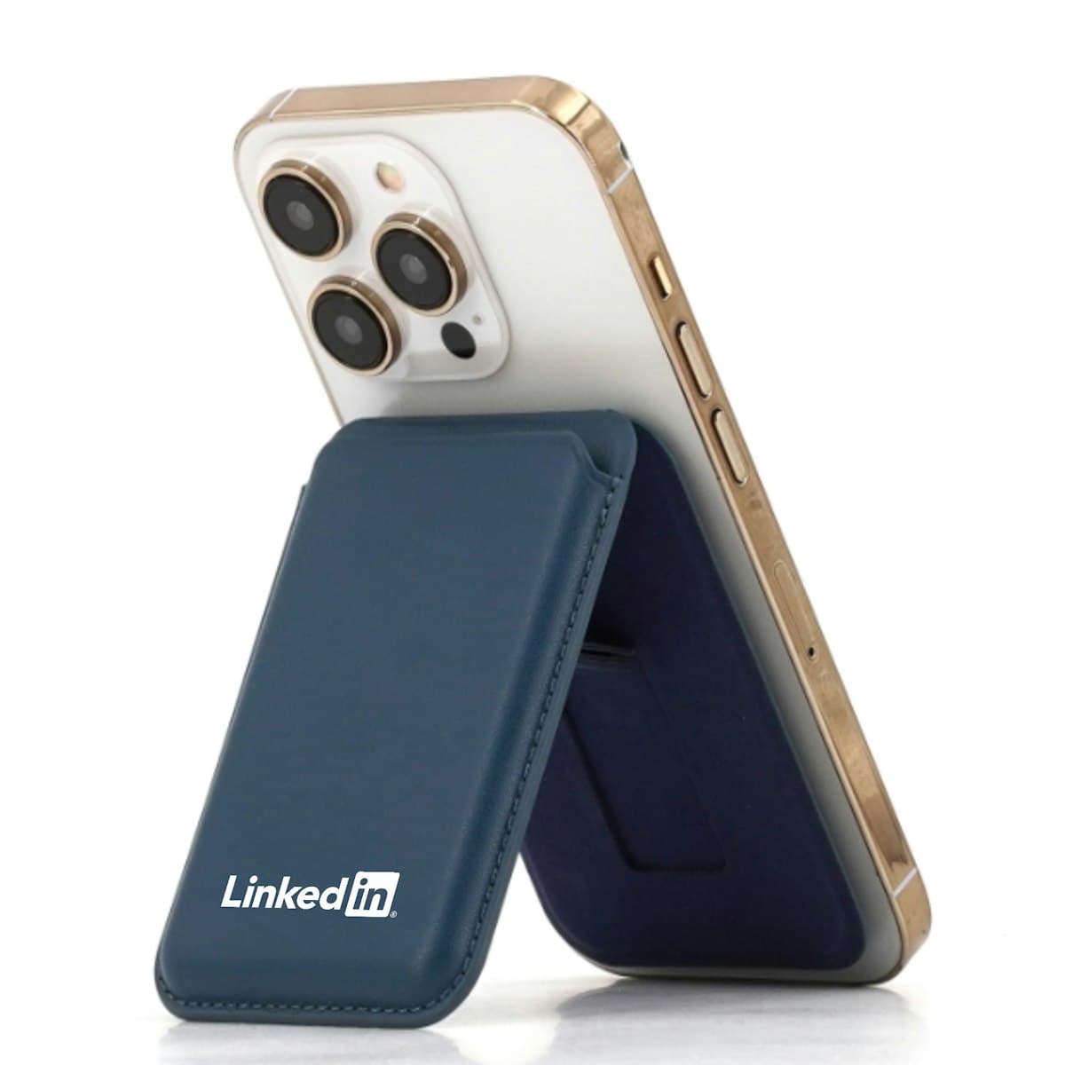 Flipp Magnetic Card Holder with Stand - custom logo