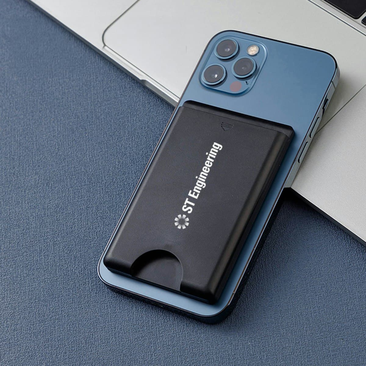 Sleek Magnetic Card Case - custom logo
