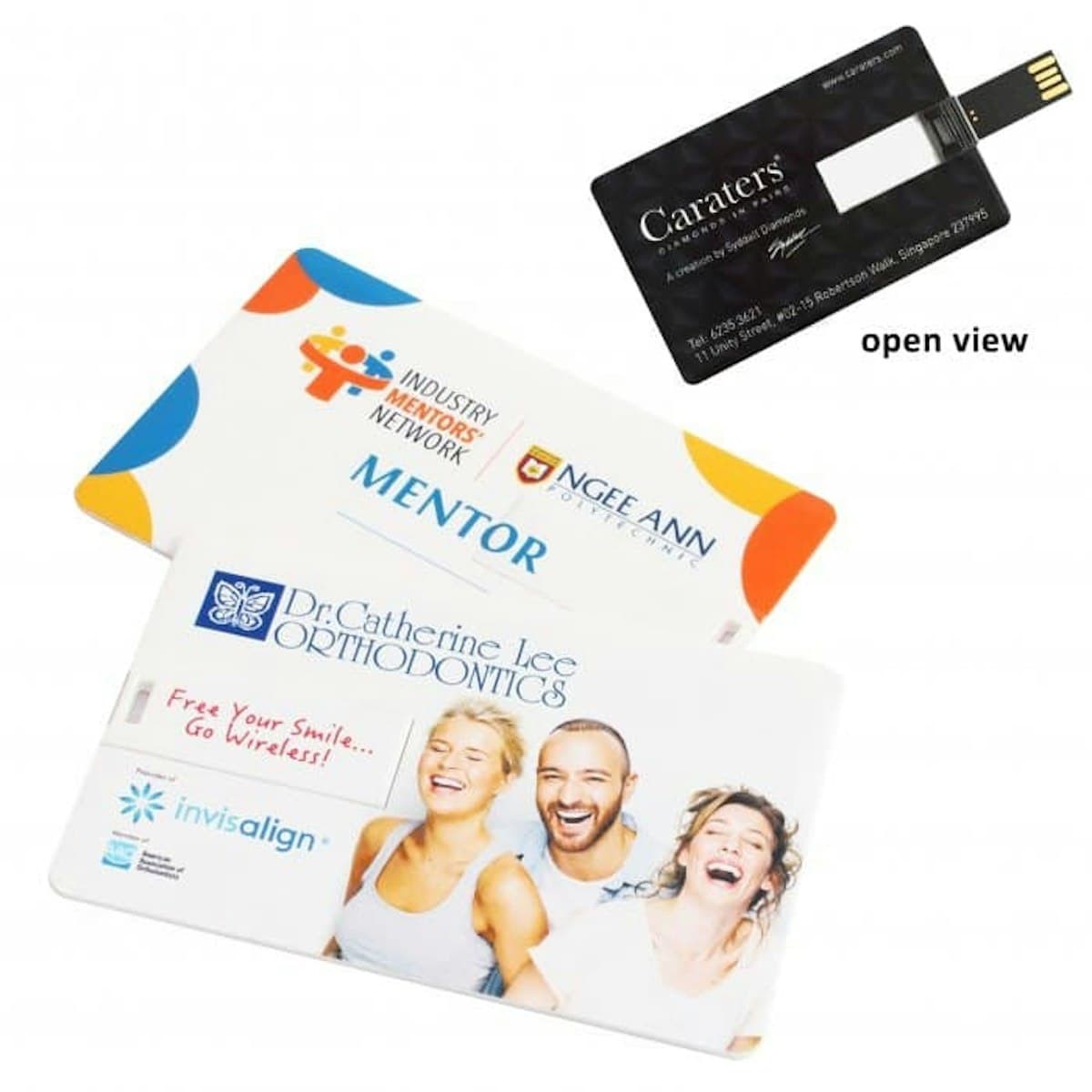 Card USB Thumb Drive - custom logo